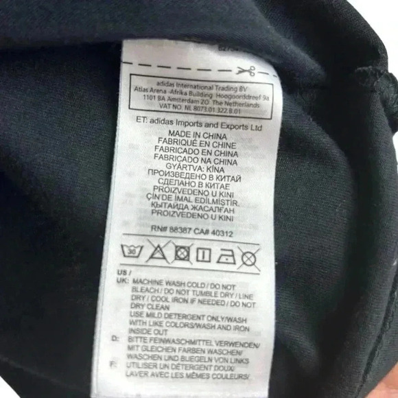 Adidas Men's Climalite Future Bos Crew-neck T-shirt Black Medium - Picture 6 of 9